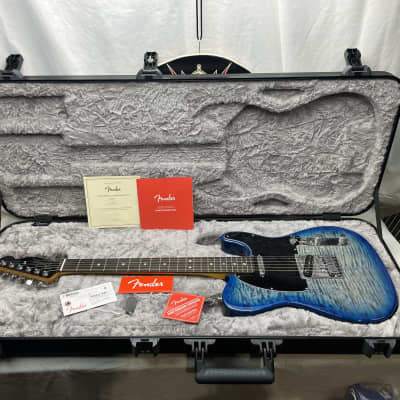 Fender Limited Edition American Ultra Telecaster Guitar with COA + Case 2021 - Denim Burst / Ebony fingerboard for sale