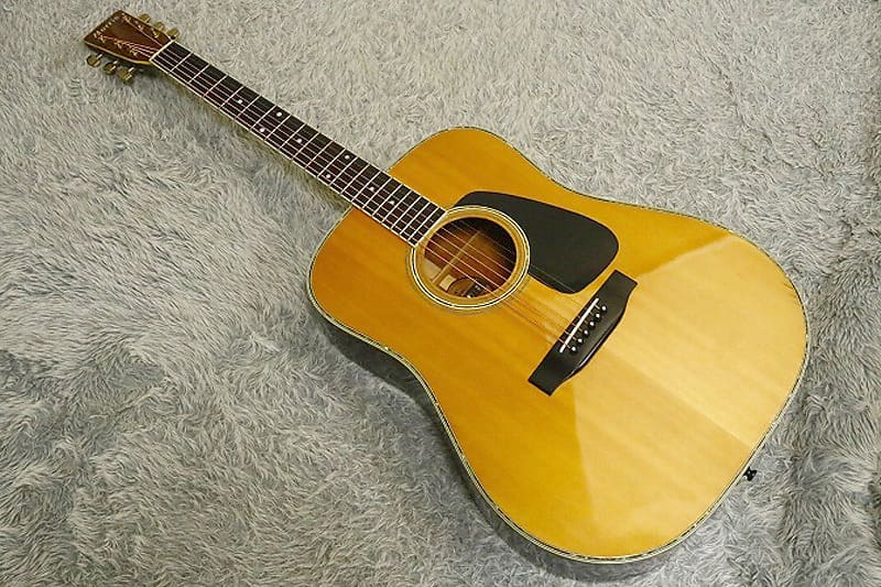 Vintage 1980's made MORRIS MD Dreadnought Acoustic Guitar MD