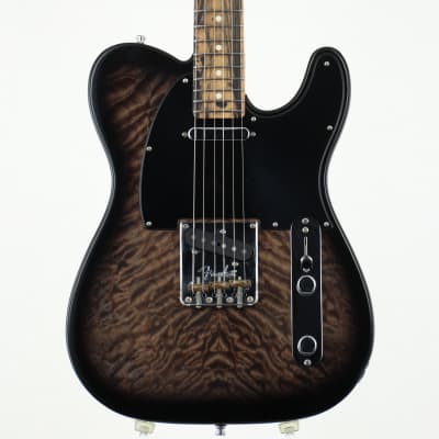 Fender USA Limited Edition American QMT Telecaster PME Transparent Black [SN US19087037] (03/11)
