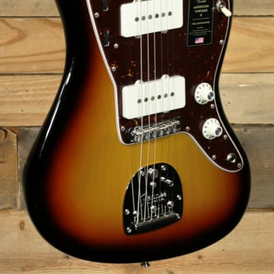 Fender  American Vintage II 1966 Jazzmaster Electric Guitar 3-Color Sunburst w/ Case for sale