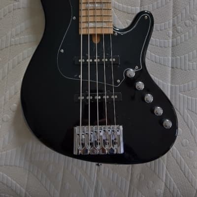 Cort Cort Elrick NJS5 Black MN 5-String Electric Bass 2023 - Black image 1