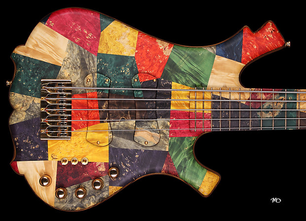 KD "Picasso" 5 string Electric Bass Unique Boutique Handmade image 1