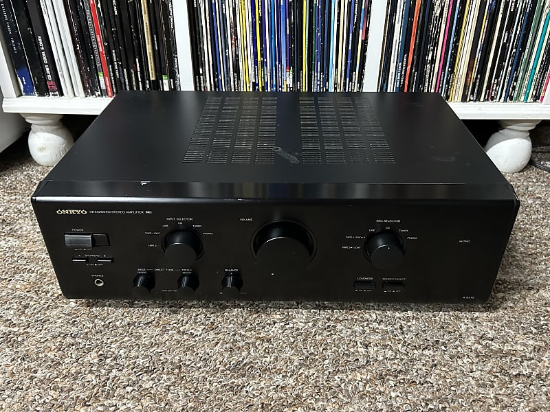 Onkyo A-9310 Integrated Stereo Amplifier R1 Series WORKS - HAS ISSUE - READ