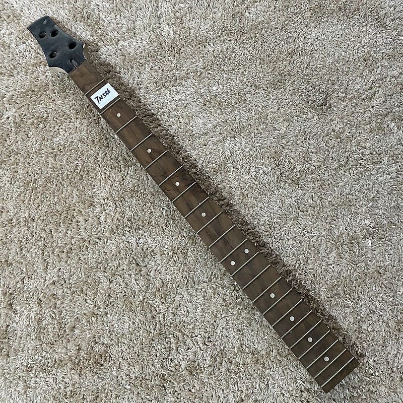 Maple Wood 4 String Bass Guitar Neck and Rosewood Reverb UK