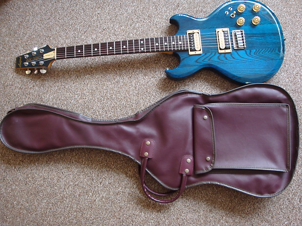 Aria Pro II CS-350 Cardinal 1982 See Thru Blue. Matsumoku