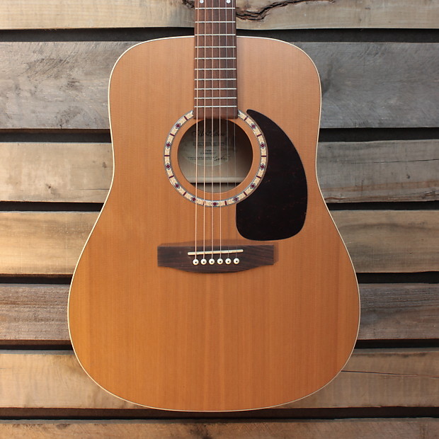 Art & Lutherie Cedar Solid Top Acoustic Dreadnought Guitar