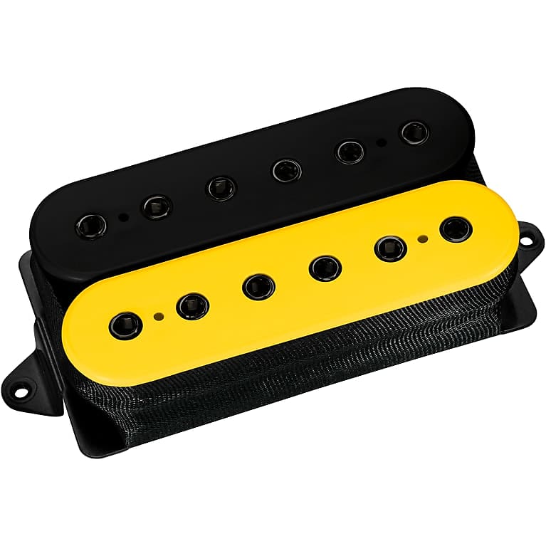 Dimarzio DP158 Evolution Neck Guitar Pickup - Black/Yellow Regular