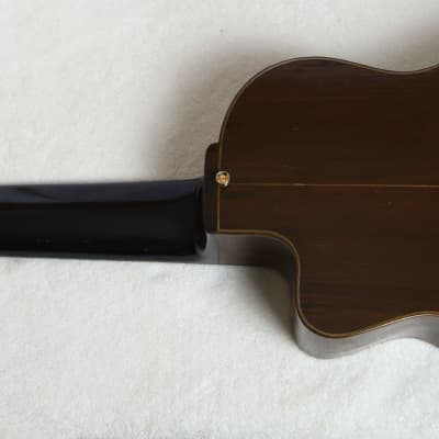 RARE 1989 Michael Menkevich Custom 10-String Classical Harp Guitar, Spruce/Brazilian, w/Case image 4