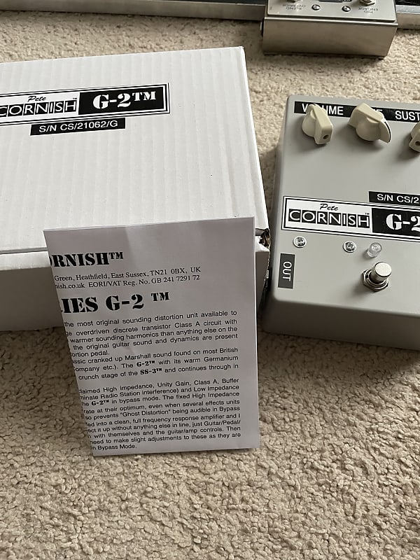 Pete Cornish G-2 | Reverb Pete Cornish G-2 | Reverb