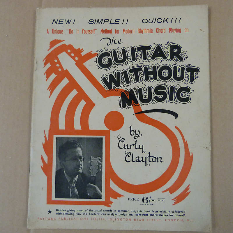 guitar CURLY CLAYTON the guitar without music image 1