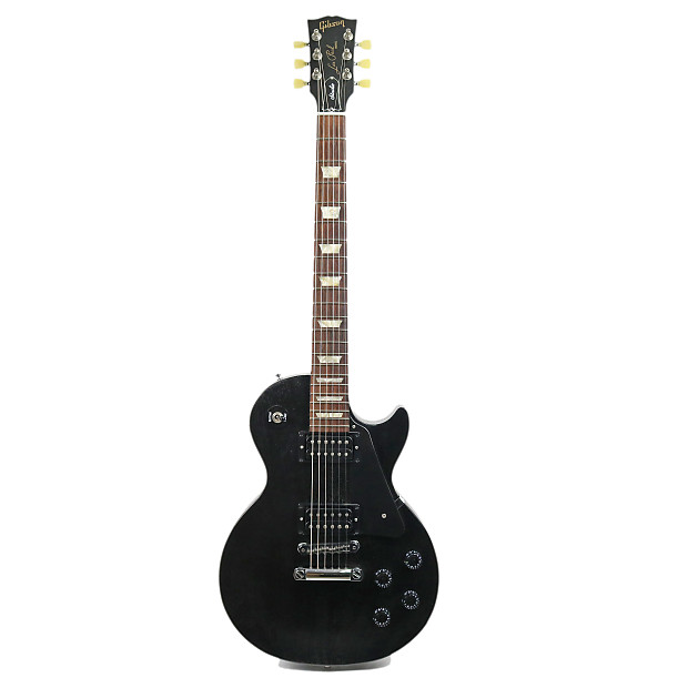 2009 Gibson Les Paul Studio Faded Electric Guitar Satin Ebony | Reverb