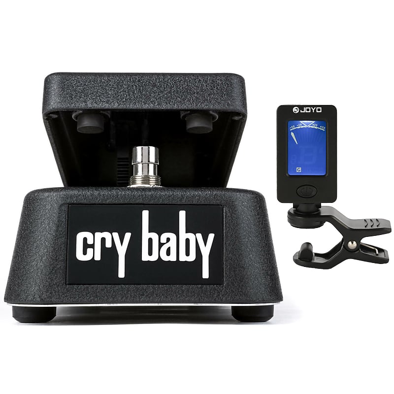 Dunlop GCB95 Original Cry Baby Wah Effects Pedal with Free Clip-On Chromatic Tuner image 1