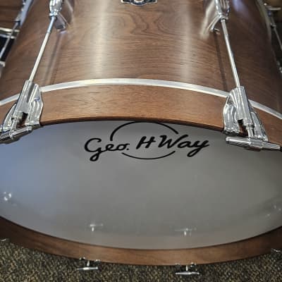 George Way 2014 Tuxedo Walnut drum set image 5