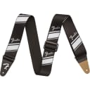Fender Nylon Competition Stripe Strap - Silver