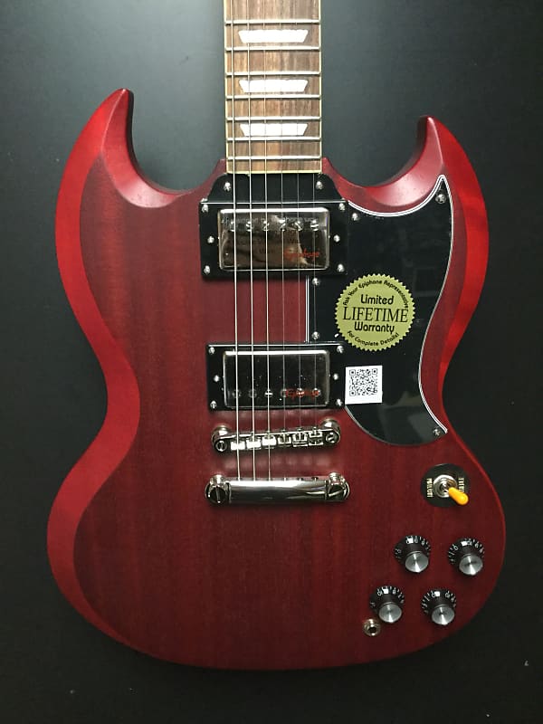 Epiphone SG G-400 2019 Worn Cherry | Reverb