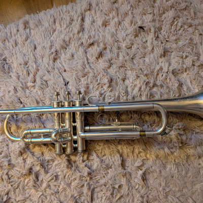 1975 Holton ST-302 Maynard Ferguson Silver MF Horn | Reverb