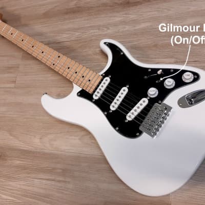 2023 Elite ® Strat Pro Style Guitar " Classic White & Black " , Gilmour mod & Pickups® w/ Z-Mules image 1