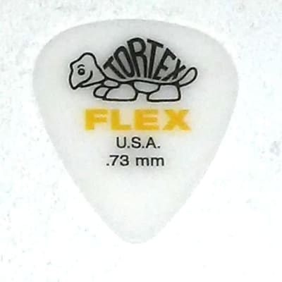 Dunlop Guitar Picks Flex Standard 12 Pack .73MM Light (428P.73) image 2