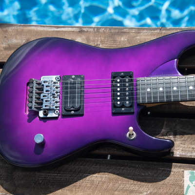 Washburn N4 Nuno Bettencourt Signature Metallic Purple Burst