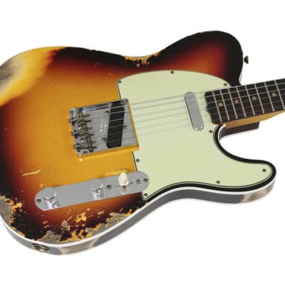 Fender Custom Shop 1960 Telecaster Relic Chocolate 3-Tone Burst