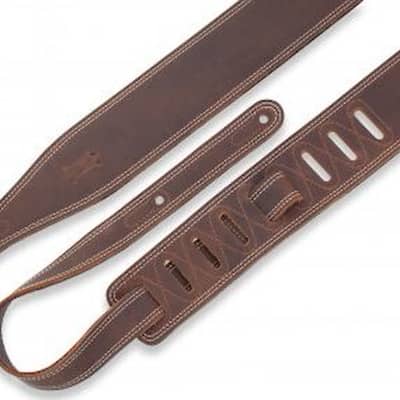 Levy's 2.5" Pull-up Leather Guitar Strap image 2