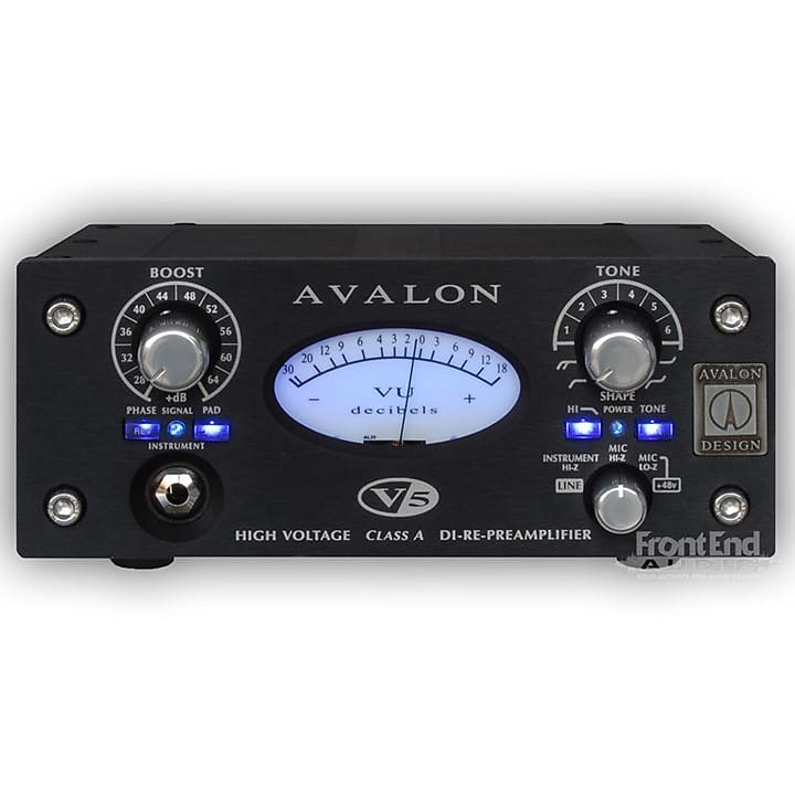 Avalon V5 Microphone Preamp (Black) | Reverb Canada