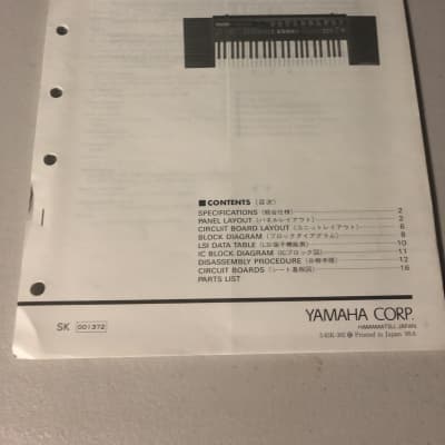 Yamaha  PSR-27 Portatone Service Manual  1989
