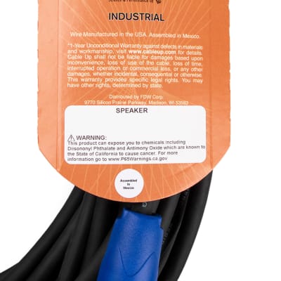 Cable Up SPK12/2-SS-100 100 ft 12AWG Speaker Twist to Speaker Twist Speaker Cable image 4