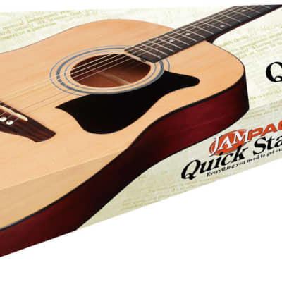 Ibanez V50NJP Dreadnought Acoustic Jam Pack Natural coustic guitar with accessories included image 4