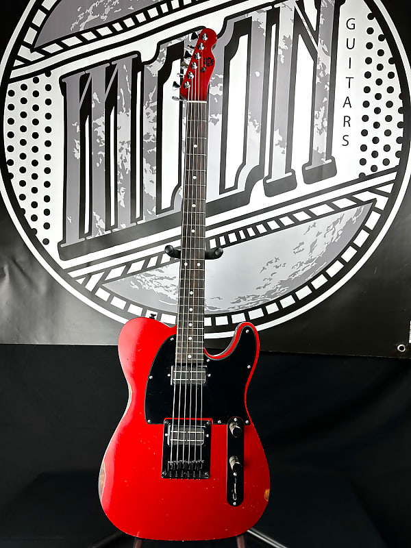 Black 35 Guitars BLK51 - Baritone 2022 - Cherry Red | Reverb