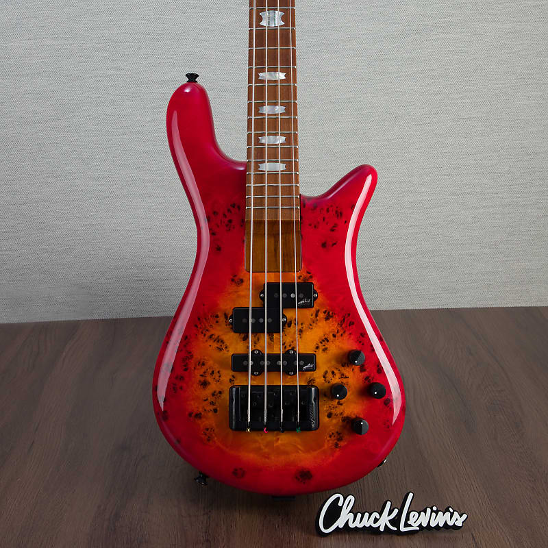 Spector EuroBolt 4-String Bass Guitar - Inferno Red Gloss - #21NB18621 - Display Model image 1