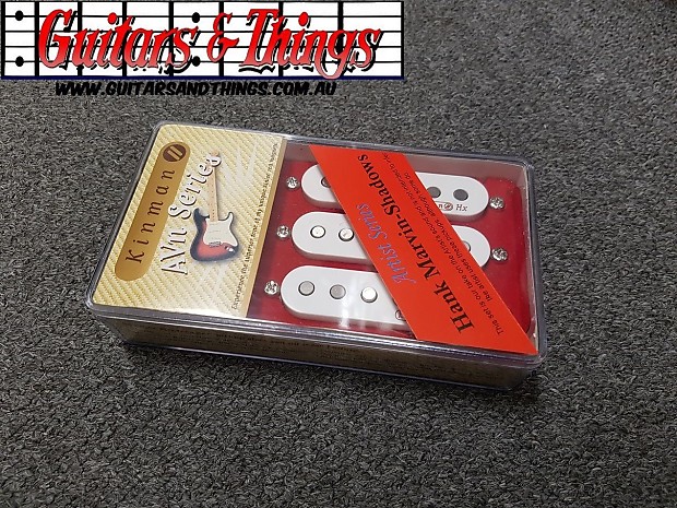 Kinman Hank Marvin 60 s Shadow Strat Pickup Set White Reverb