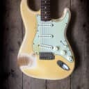 1961 Fender Stratocaster Blonde slab board with original Fender case