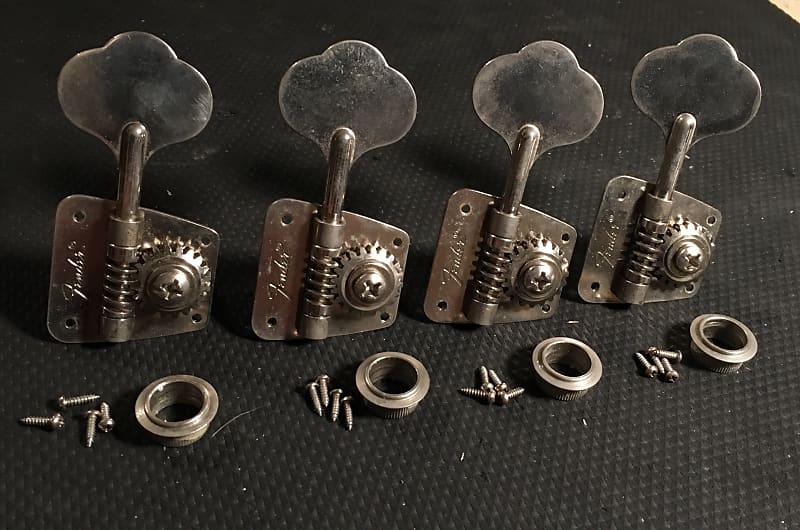 Vintage 1972 1976 Fender Bass Tuner Set Jazz Precision Reverb