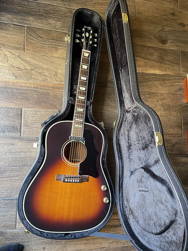 Rare Gibson j-160e ‘by Orville 92 Tobacco Sunburst | Reverb