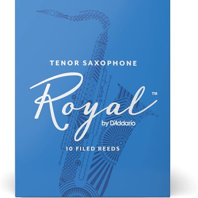 Rico Royal Tenor Saxophone 10-Pack Reeds #3 Strength image 2