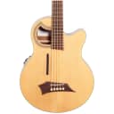 Warwick RockBass Alien Deluxe Thinline Hybrid Acoustic-, 5-String (with Gig Bag), Natural