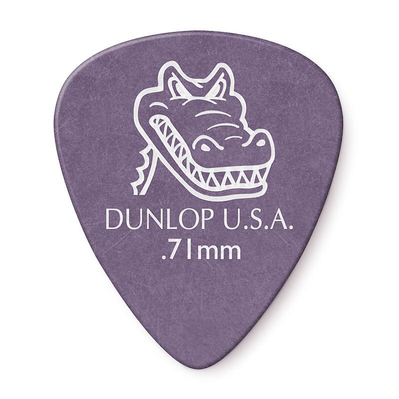 Dunlop Gator Grip Guitar Picks .71mm (12) image 1
