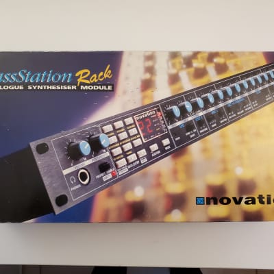 Novation Bass Station Rack - Rare with original box, supply & manual