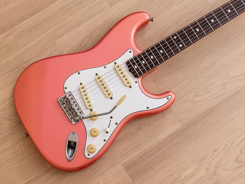 1983 Fender Stratocaster '62 Vintage Reissue JV ST62-65 Metallic Pink w/  Case, Japan MIJ Fujigen