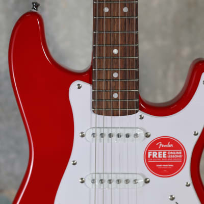Mint Squier Mini Stratocaster V2 with Laurel Fretboard - Dakota Red image 3