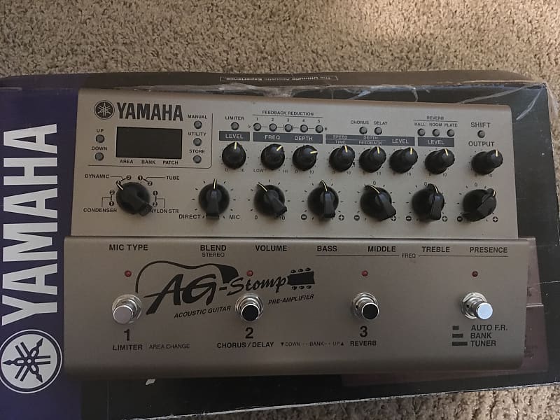 Yamaha AG stomp in excellent condition with box and accessories