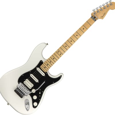 Fender Player Stratocaster Floyd Rose HSS Electric Guitar, Maple FB, Polar White image 2