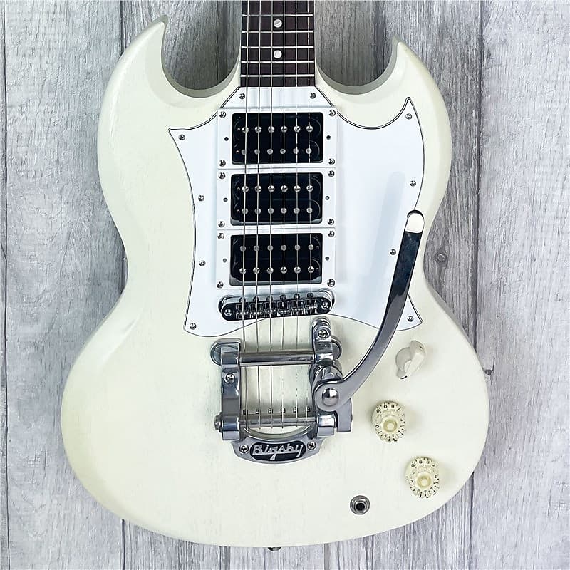 Gibson sg on sale faded white