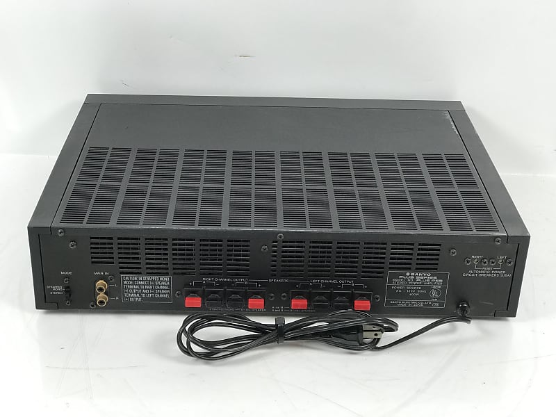 Sanyo Plus P55, MOSFET STEREO DC POWER AMPLIFIER shops AS IS READ!!!!