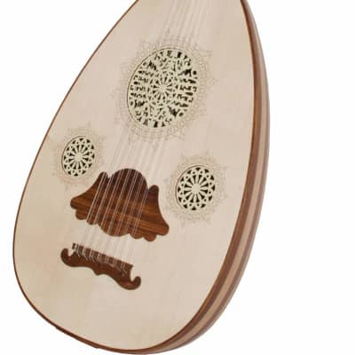 Arabic Oud W/ Soft Case Package Includes: 14-String Sheesham Arabic Oud W/ Soft Gig Bag + Arabic Oud image 2