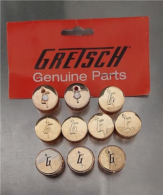 Gretsch Assorted Gold Guitar Knobs Reverb