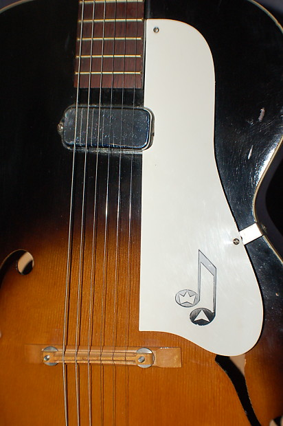 1962 Truetone by Kay N1 Archtop Electric Pancake Case Pickup