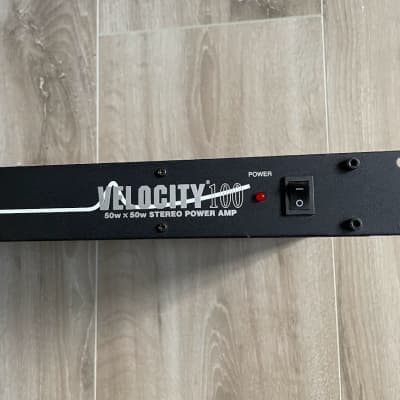 Rocktron Velocity 100  Stereo Rack Guitar Power Amp 2000s - Black image 2