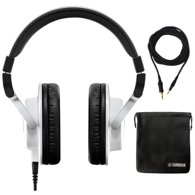 Yamaha HPH-MT5W Over-Ear Studio Monitoring Headphones in White